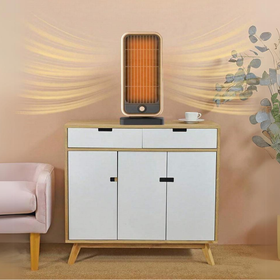 500W Watt Elektrischer Heizer - Energiesparend mit Automatischer Abschalt-Sicherheit