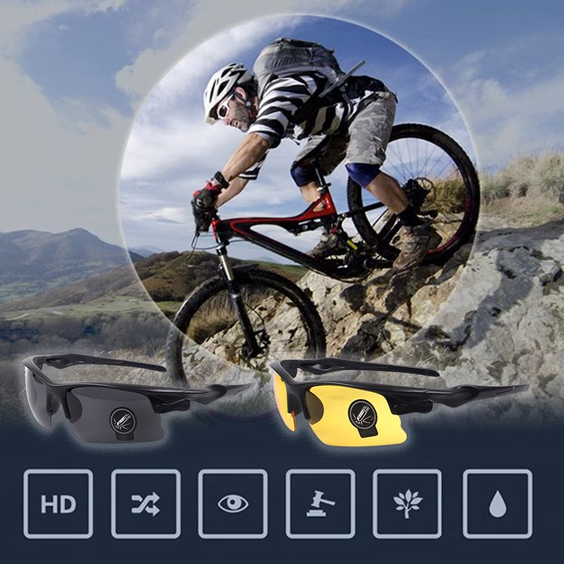 Men’s Outdoor Anti - glare Sunglasses and Night Vision Glasses - ALPINE WEAR