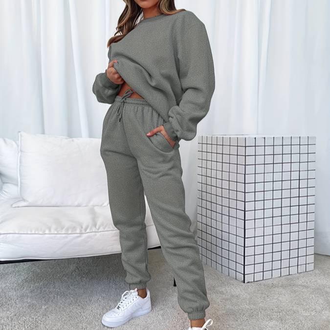 Damen Pullover & Jogger Set - Gemütlich und Stilvoll