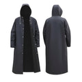 Herren Schwarze Wasserdichte Jacke - Winddicht mit Kapuze