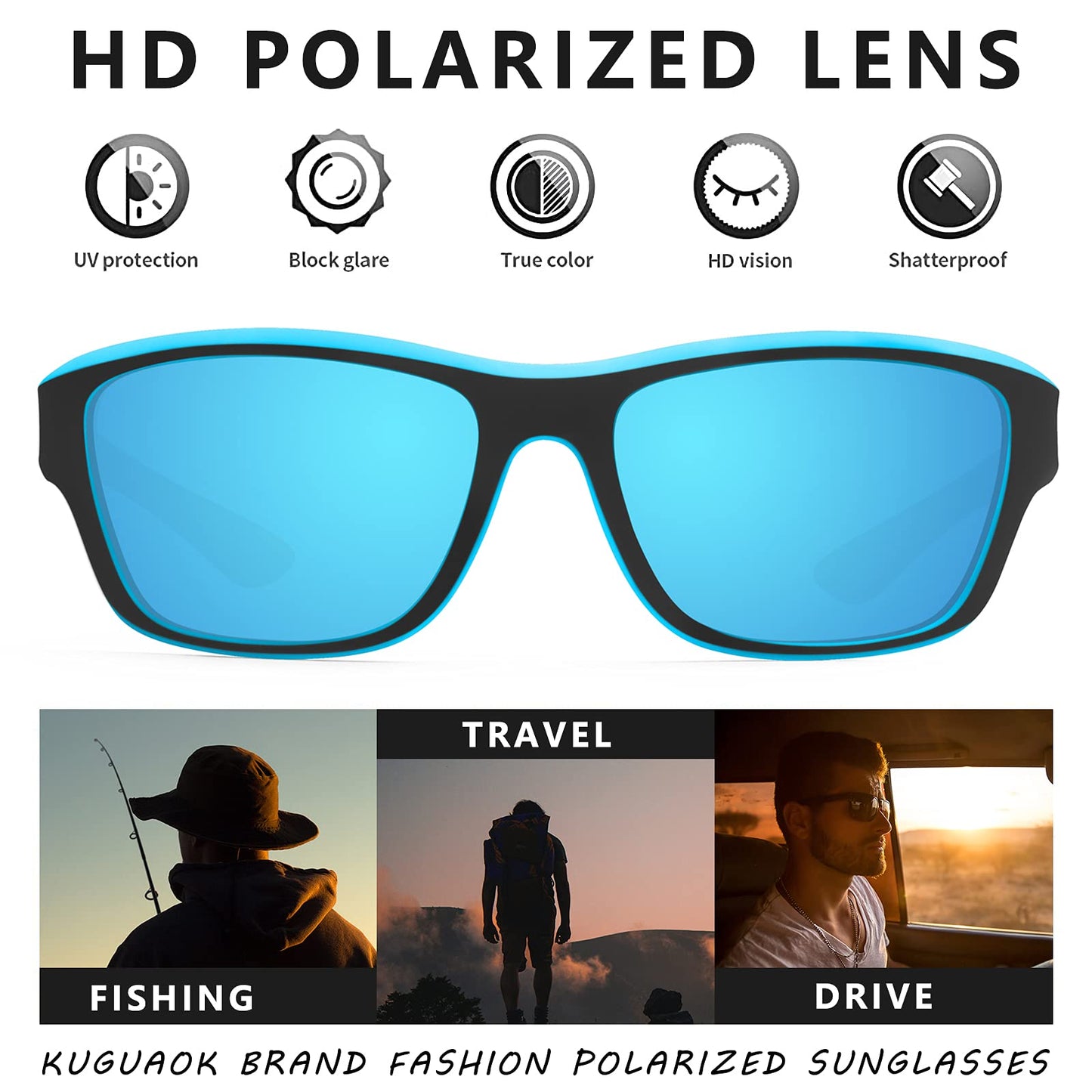 2023 Men's Outdoor Sports Sunglasses with Anti - glare Polarized Lens（50% OFF） - ALPINE WEAR