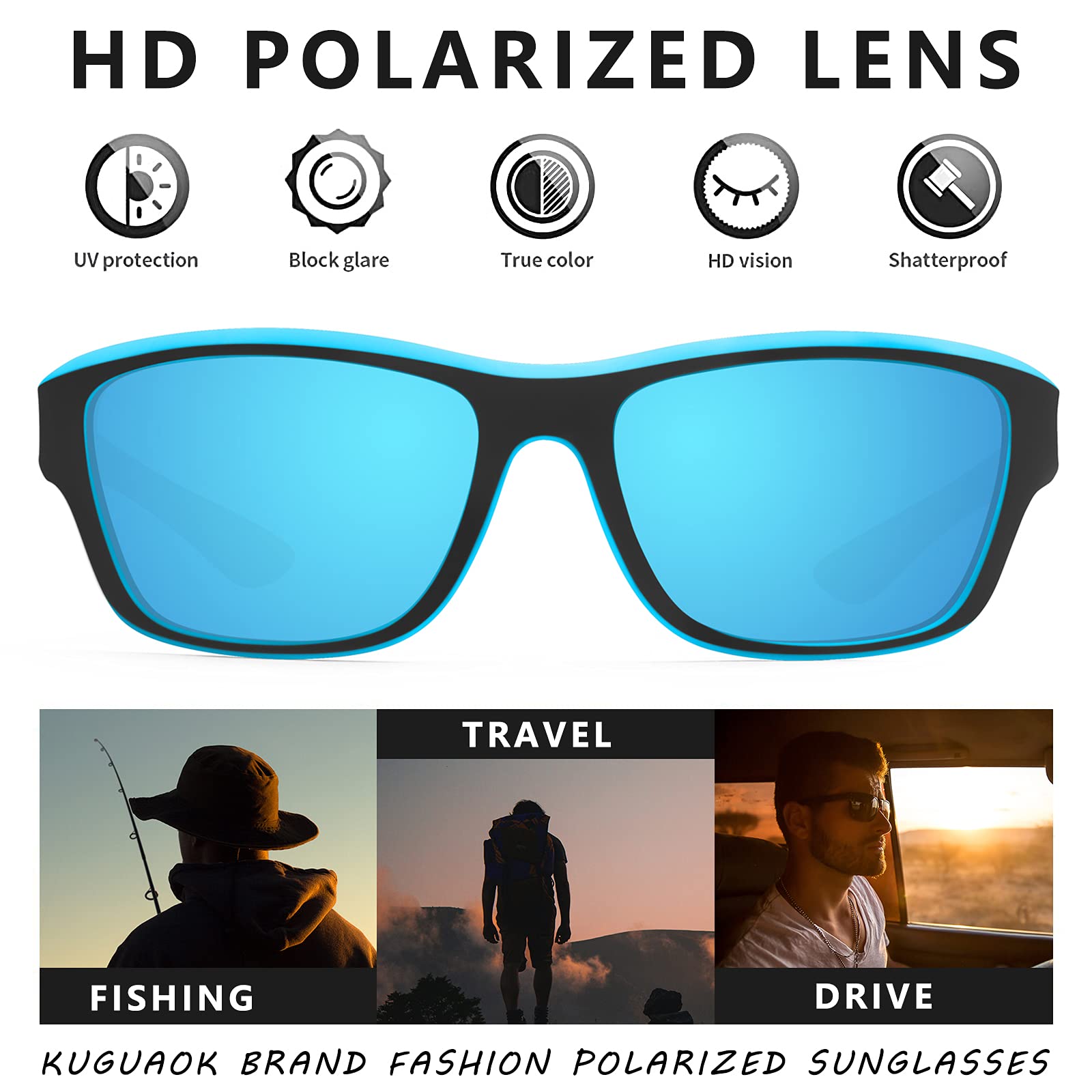 2023 Men's Outdoor Sports Sunglasses with Anti - glare Polarized Lens（50% OFF） - ALPINE WEAR