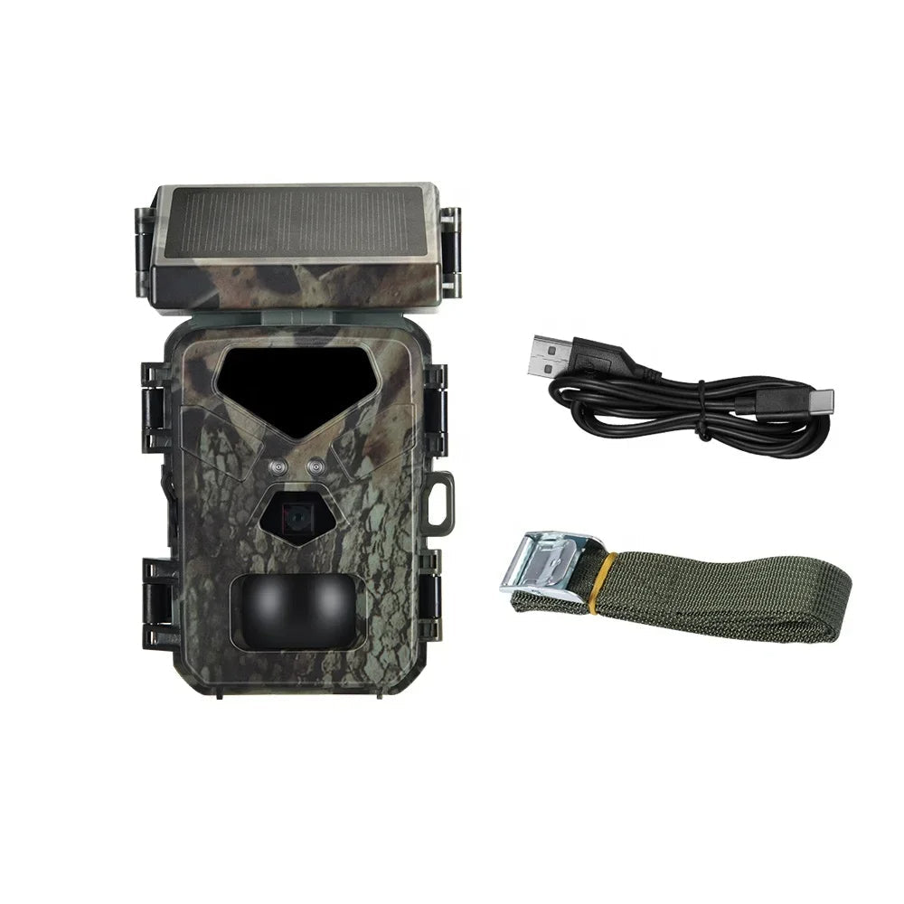 Tarnmuster Jagd-Wildkamera – Solarbetrieben & Wasserdicht