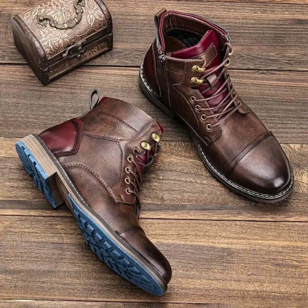 Herren Stiefeletten – Vintage Schnürstiefel