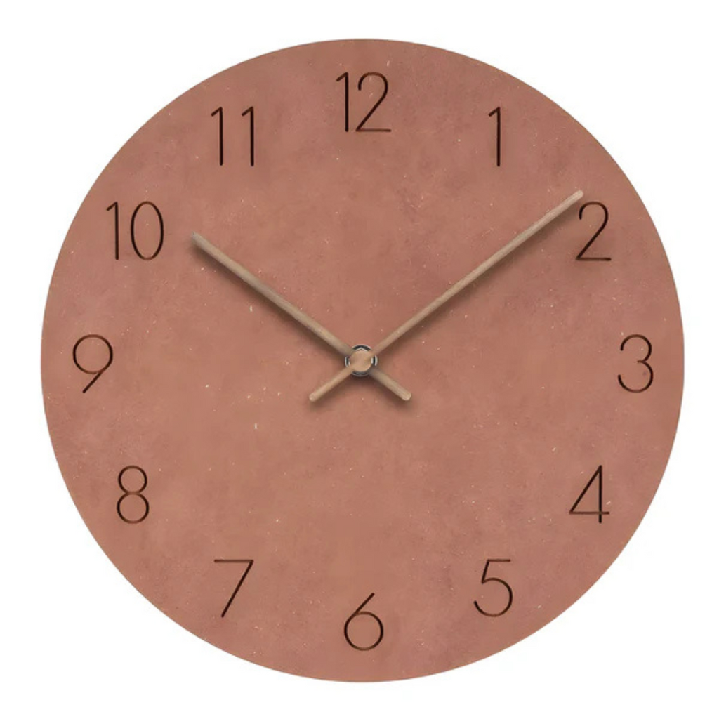 Minimalistische Große Wanduhr - Rund und Geräuschlos