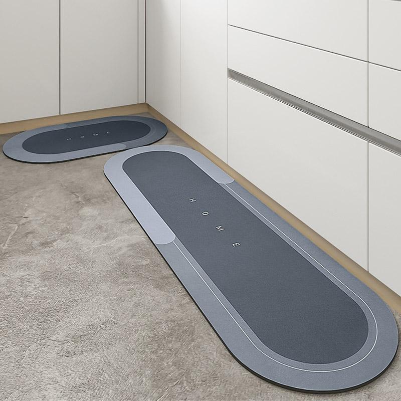 Schnelltrocknende Badezimmermatte - Wasserabsorbierend & Rutschfest