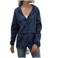 Damen Kapuzen Wasserdichte Jacke - Bequeme Oberbekleidung