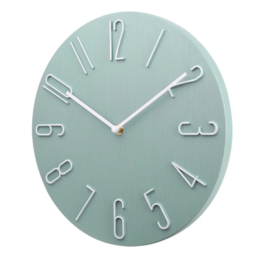 Wanduhr Minimalistisch - Geräuschlos und Rund