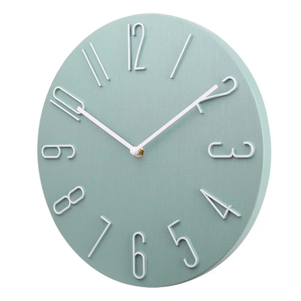 Wanduhr Minimalistisch - Geräuschlos und Rund