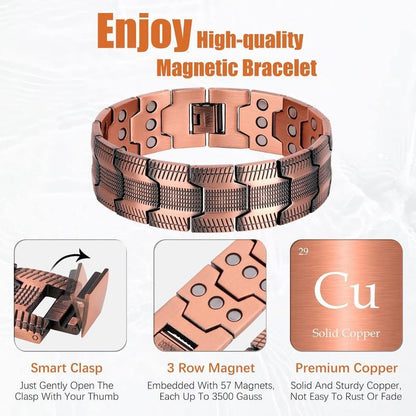 Copper Magnetic Bracelet – Designed for Daily Comfort & Balance