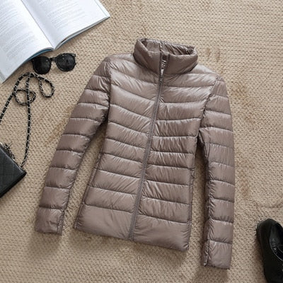 Damen Kapuzen-Pufferjacke - Gemütliche Oberbekleidung