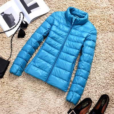 Damen Kapuzen-Pufferjacke - Gemütliche Oberbekleidung