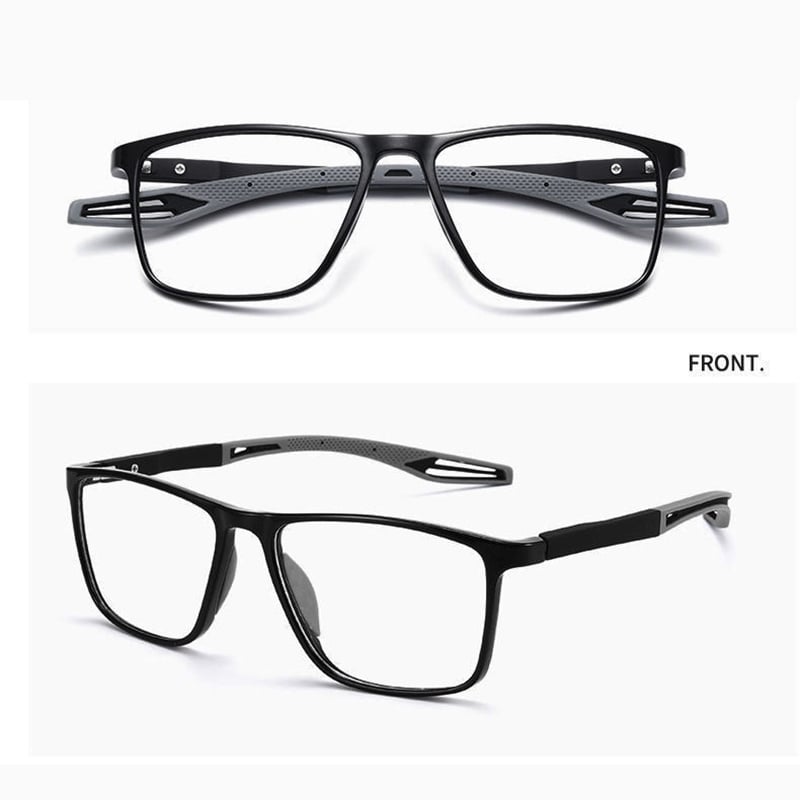 Multifocal Reading Glasses  Ultralight Polycarbonate Frame with Red Accents - Product detail 4