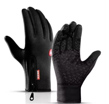 Unisex Sport Funktionshandschuhe - Touchscreen mit Reißverschluss