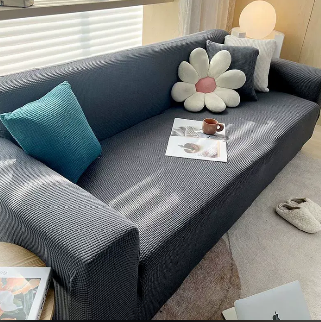 Gerippt Sofa Bezug – Texturiert und Rutschfest