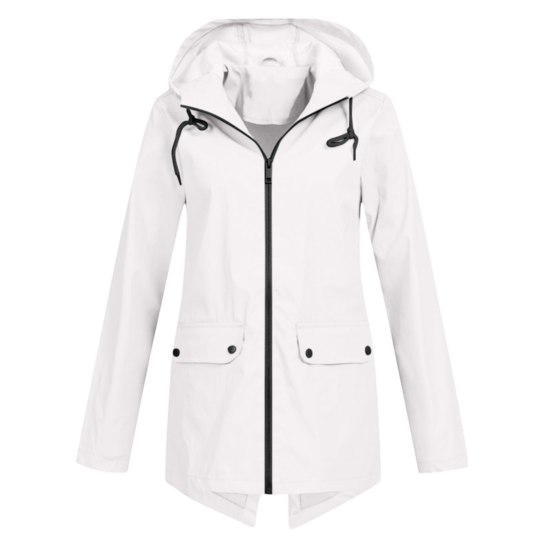 Damen Stilvolle Wasserdichte Jacke - Verstellbare Kapuzenfunktion