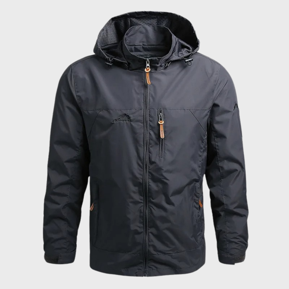 Herren Wasserdichte Jacke mit Kapuze - Wetterfeste Oberbekleidung