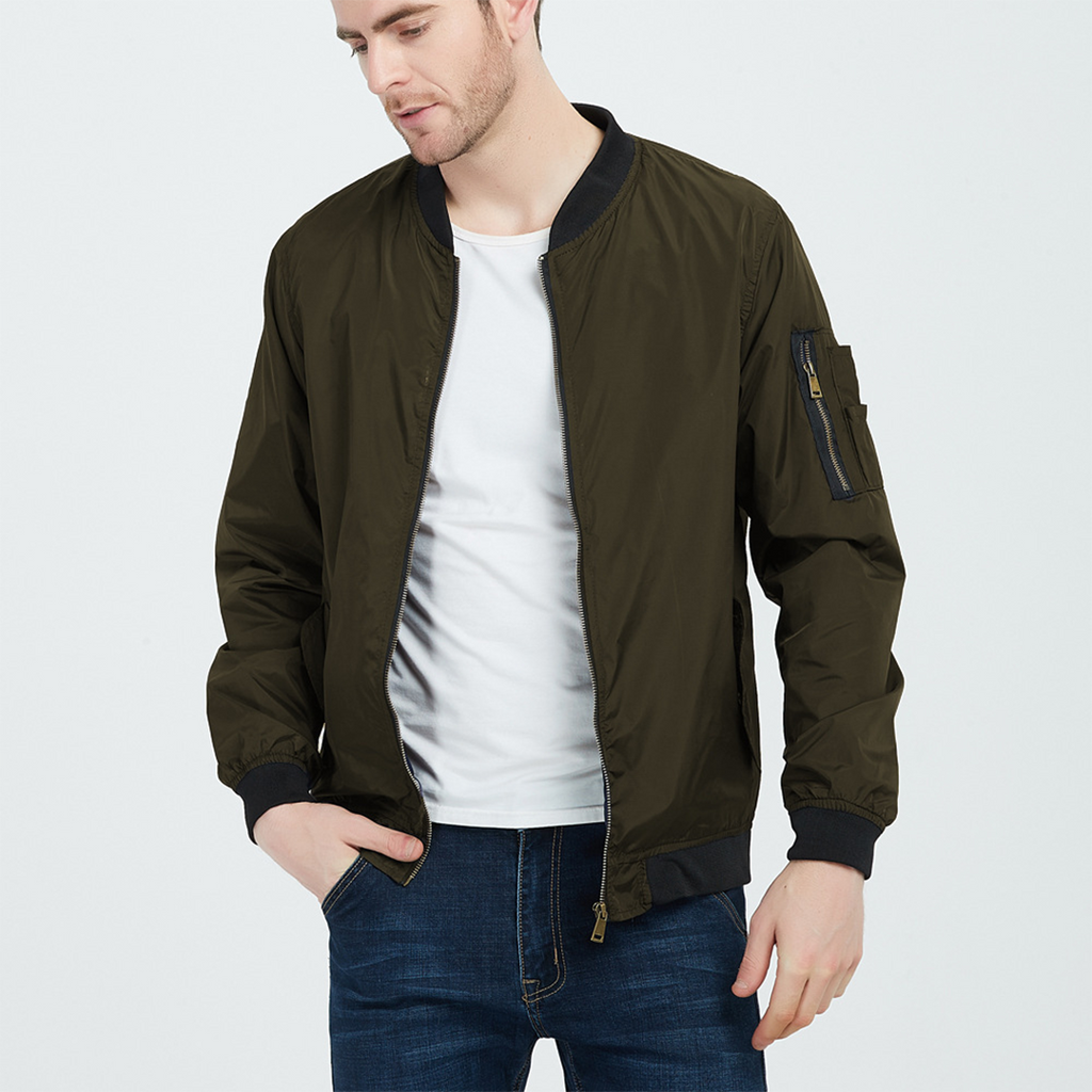 Herren Vintage Stil Bomberjacke - Leichte Oberbekleidung