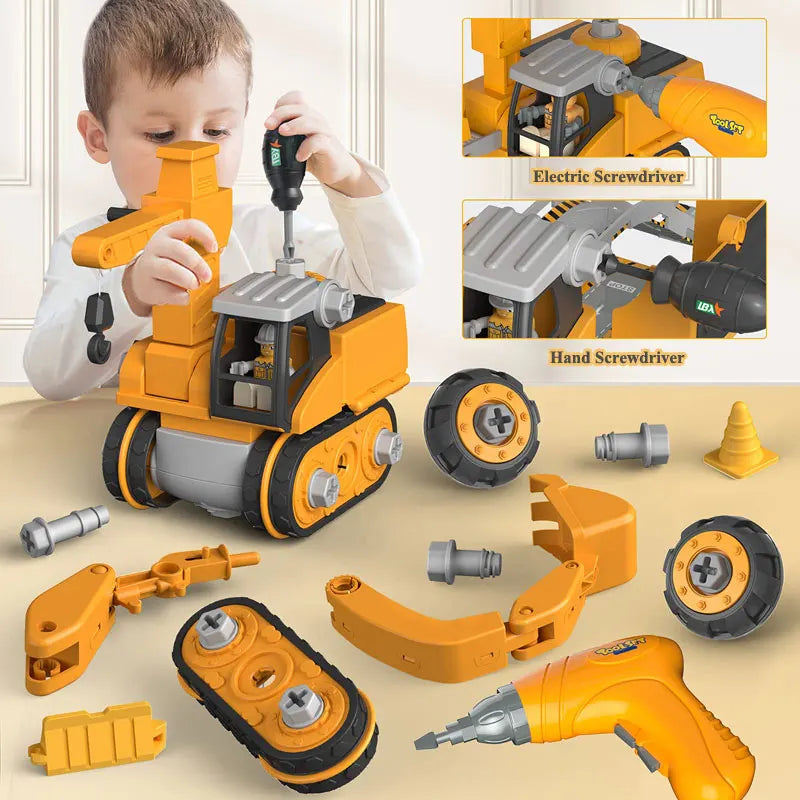 Bagger Baukasten Zerlegbar – Interaktives Lernspielzeug