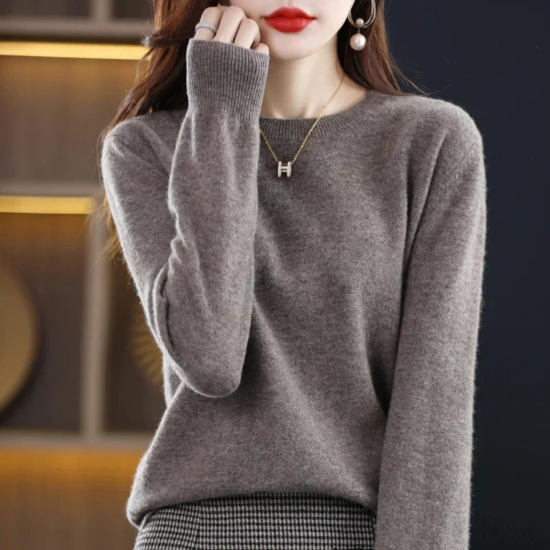 Damen Winter Pullover – Kaschmir-Mischung & Entspannte Passform
