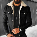 Herren Warme Jeansjacke - Design mit kuscheligem Futter