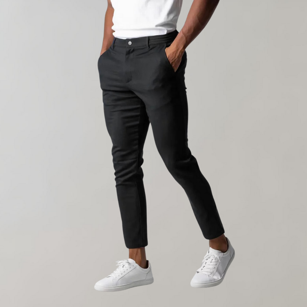 Herren Knöchellange Arbeitshosen - Slim Fit & Schlupfstil