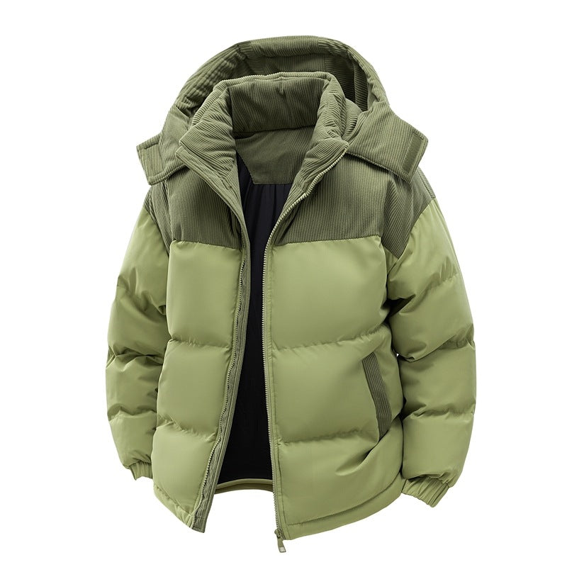 Damen Winter Pufferjacke - Verstellbare Kapuze mit Seitentaschen
