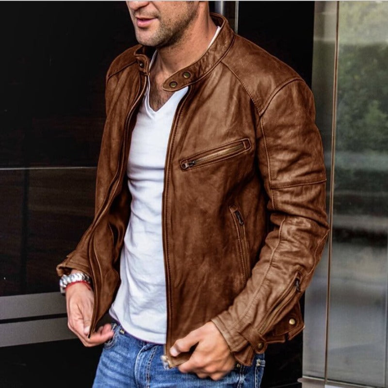 Herren Jacke - Maßgeschneiderter Biker-Stil
