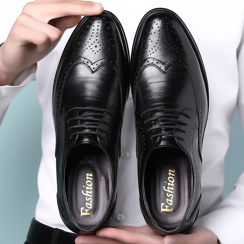 Herren Anzugschuh Oxford - Brogue Muster Klassisch
