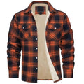 Herren Karierte Winterjacke - Gefütterter Lässiger Stil
