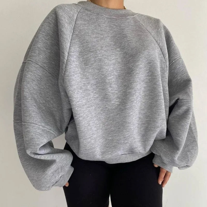 Damen Oversized Pullover - Gemütlicher & Minimalistischer Stil
