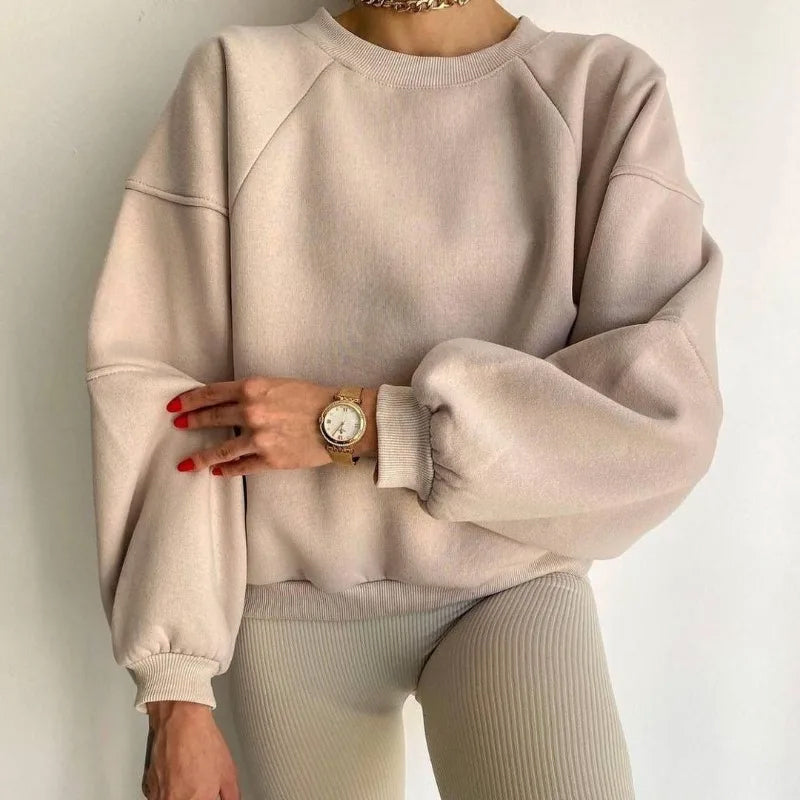 Damen Oversized Pullover - Gemütlicher & Minimalistischer Stil