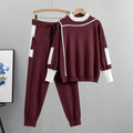 Damen Strick-Loungewear-Set – Zweiteiliges Pullover- & Hosen-Set