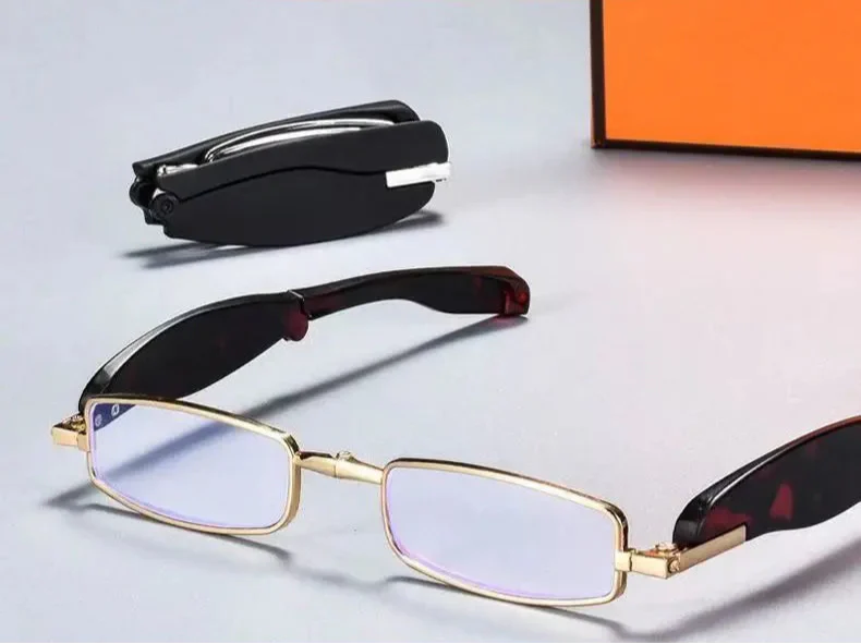 Compact Reading Glasses  Foldable Metal Frame Design - Product detail 5