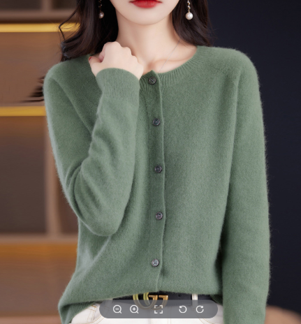 Damen Strickjacke - Knopfleiste & Lockere Passform