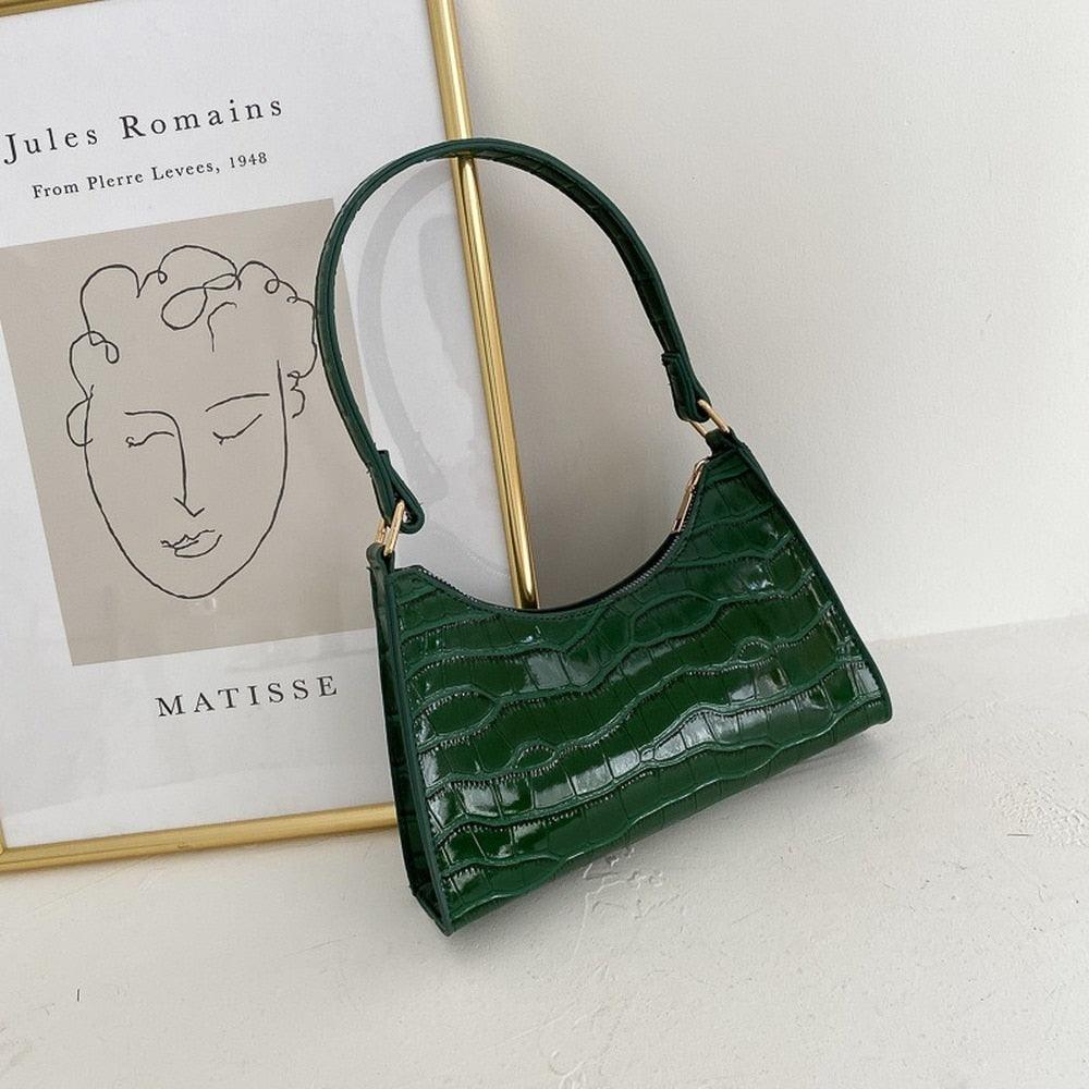 Damen Handtasche mit Krokodilmuster – Accessoire für jeden Tag
