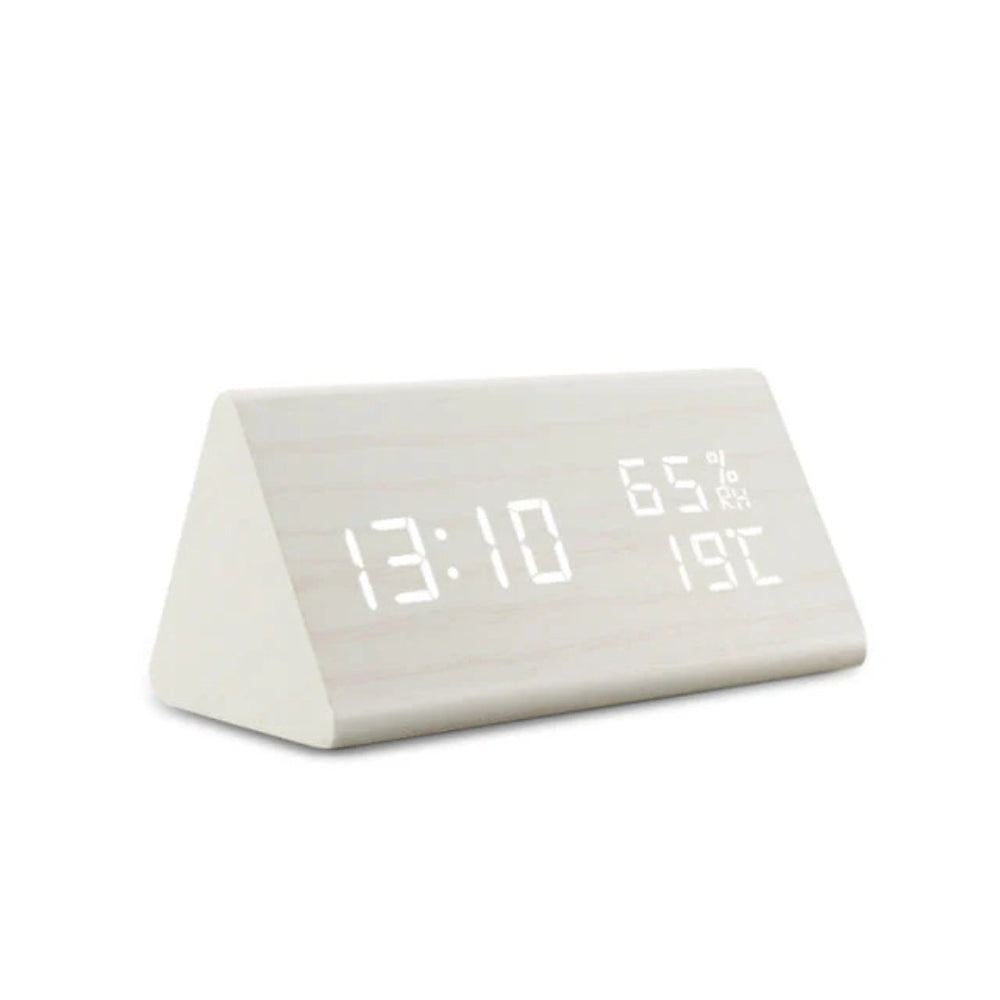 Digitaler Wecker - Temperatur- & Luftfeuchtigkeitsmonitor