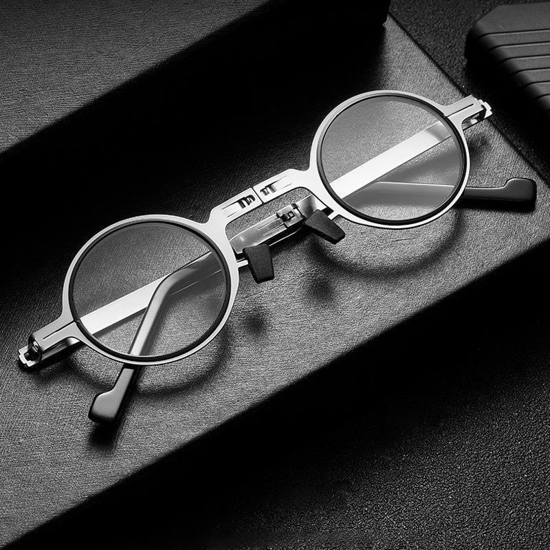Foldable Reading Glasses  Lightweight Titanium Frame Blue Light Blocking - Product showcase