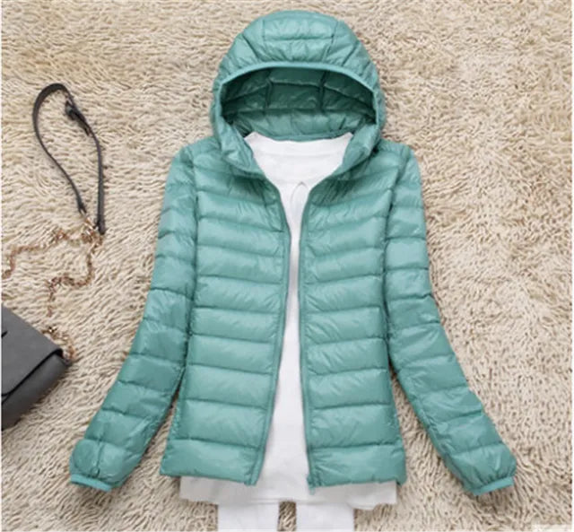 Damen Wasserdichte Steppjacke - Ultraleichte Oberbekleidung