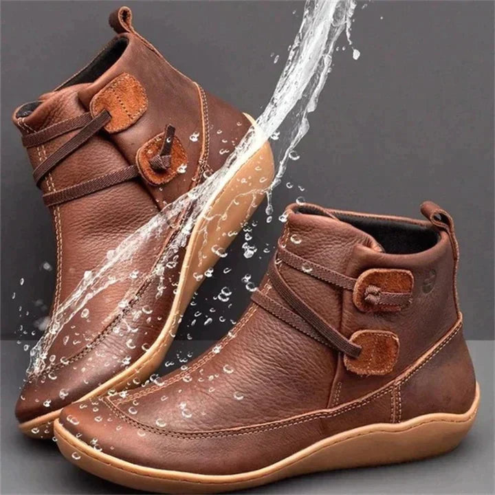 Damen Orthopädische Stiefeletten - Wasserdicht & Flache Sohle