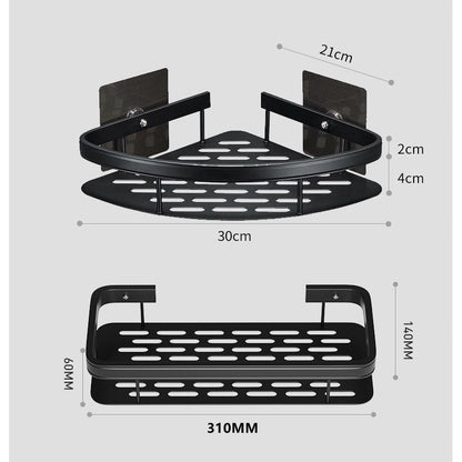 Aluminium Corner Bathroom Shelf - ALPINE WEAR