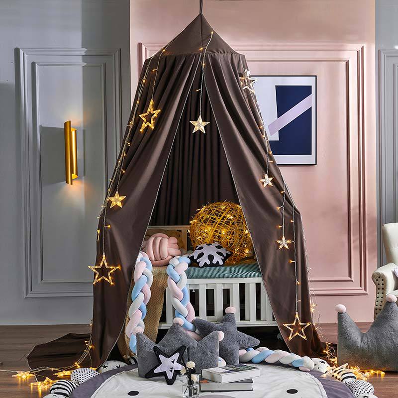 Kinder Bett Baldachin Vorhang - Lese- & Spielzelt