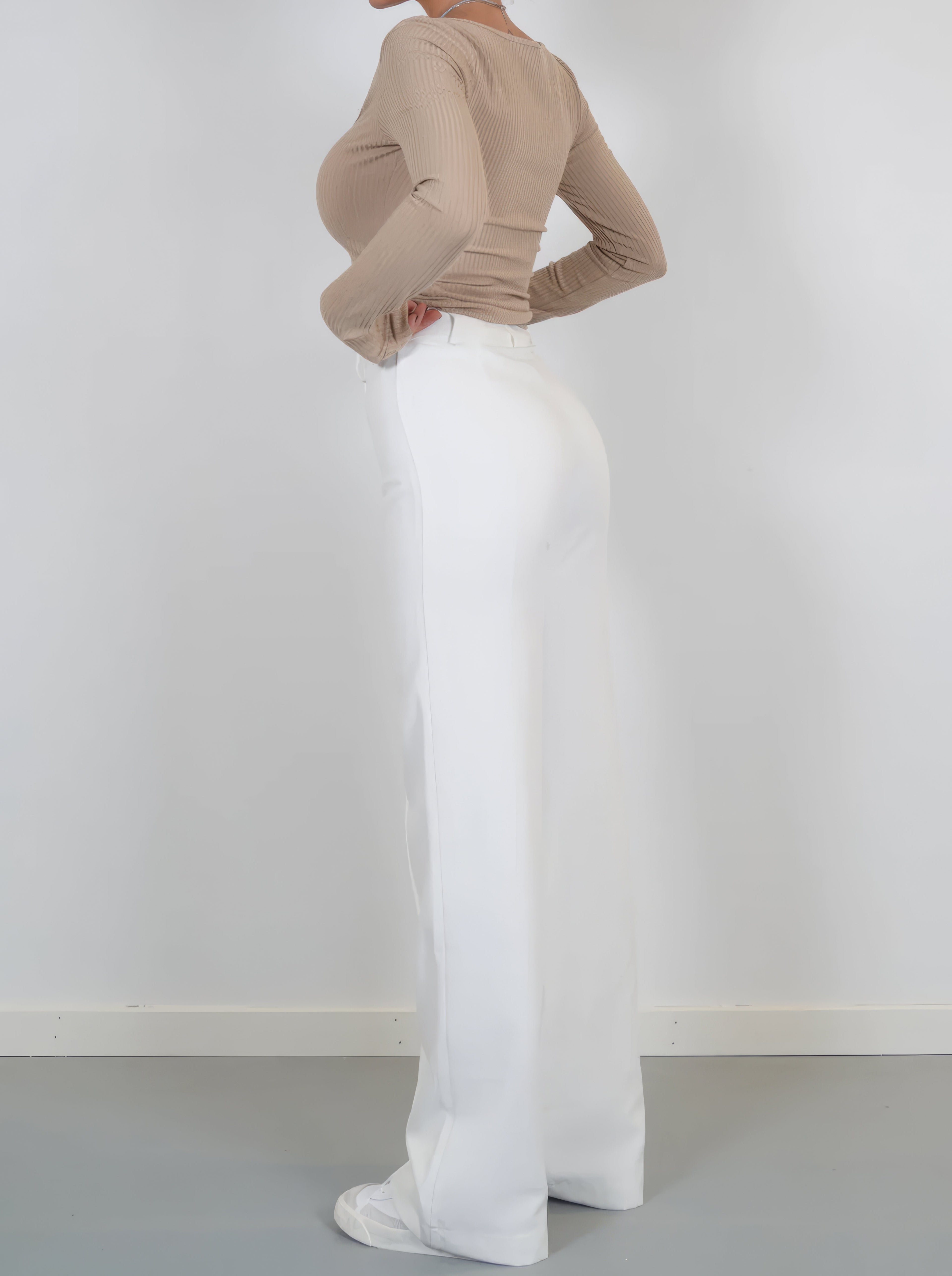 Damen High-Waisted Arbeitshose - Weites Bein Passform