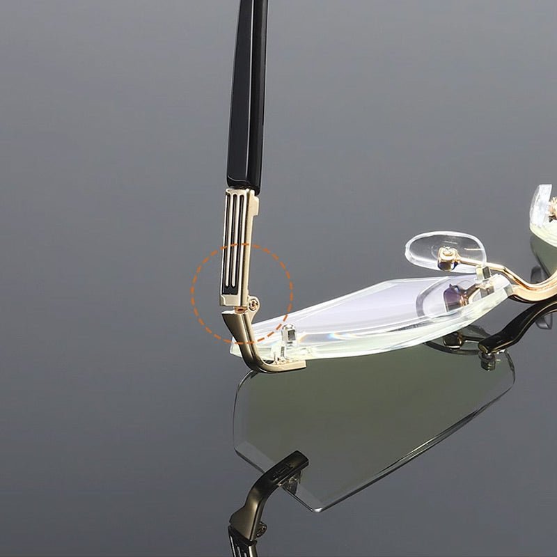 Blue Light Blocking Rimless Reading Glasses for Presbyopia - ALPINE WEAR