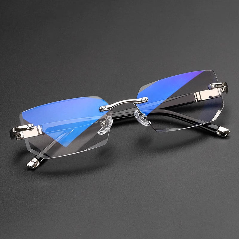 Blue Light Blocking Rimless Reading Glasses for Presbyopia - ALPINE WEAR