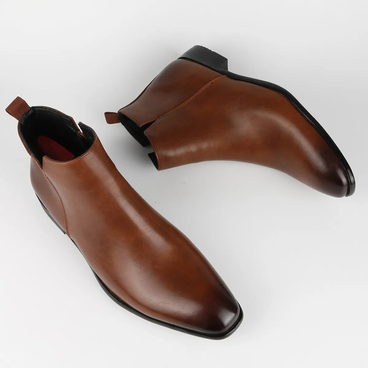 Herren Formelle Stiefeletten - Seitlicher Reißverschluss