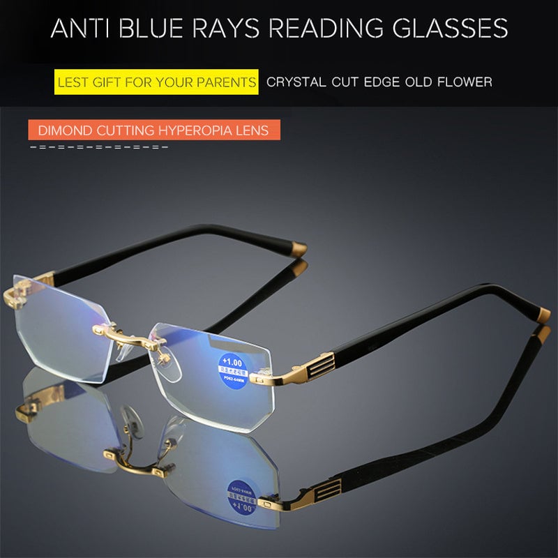 Buy 1 Get 1 Free - Sapphire High Hardness Anti - Blue Light Progressive Multifocal Reading Glasses for Near and Far Reading. - ALPINE WEAR