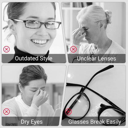 👓Cat Eye Reading Glasses with Blue Light Blocking - ALPINE WEAR