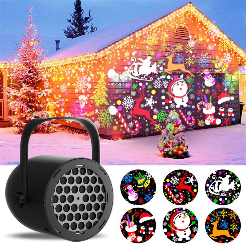 🎄🎁Christmas Hot Sale 50% OFF🎅16 - Pattern USB Christmas Projector Light - ALPINE WEAR