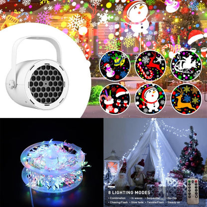 🎄🎁Christmas Hot Sale 50% OFF🎅16 - Pattern USB Christmas Projector Light - ALPINE WEAR